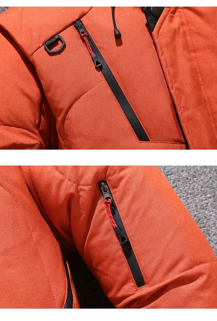 Winter Mens White Duck Down Jacket Menswear