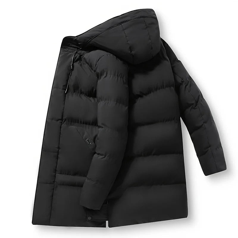 Hooded Mid-Length Jacket Menswear