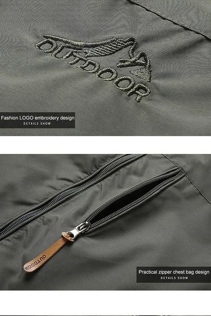 Mens Tactical Windbreaker Menswear