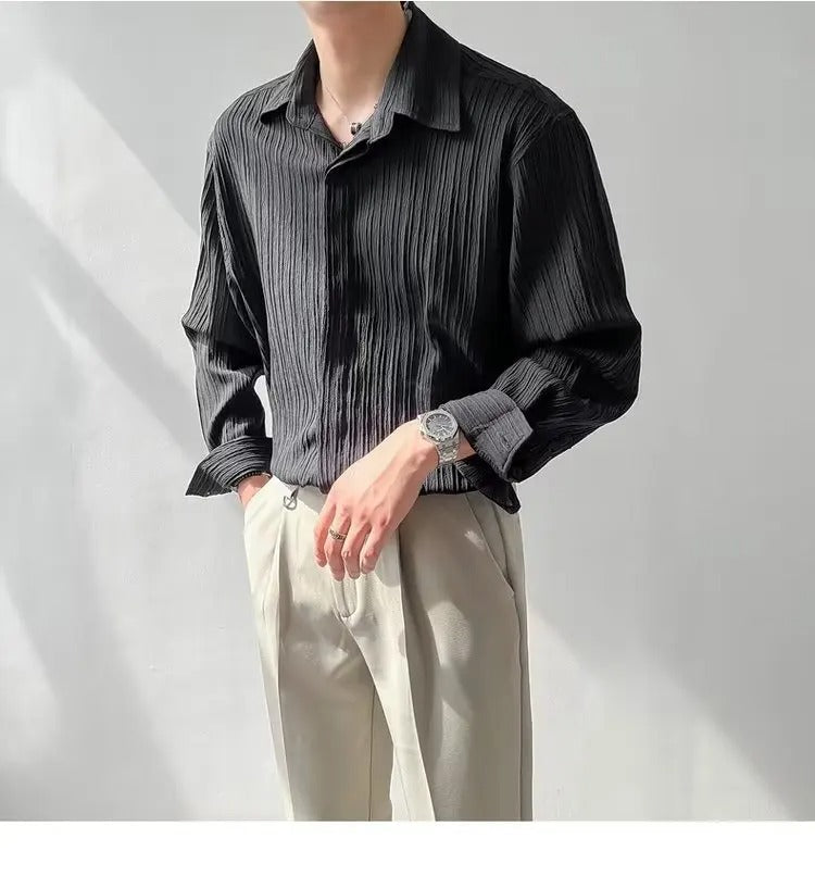 Vintage Long-Sleeved Shirt Menswear