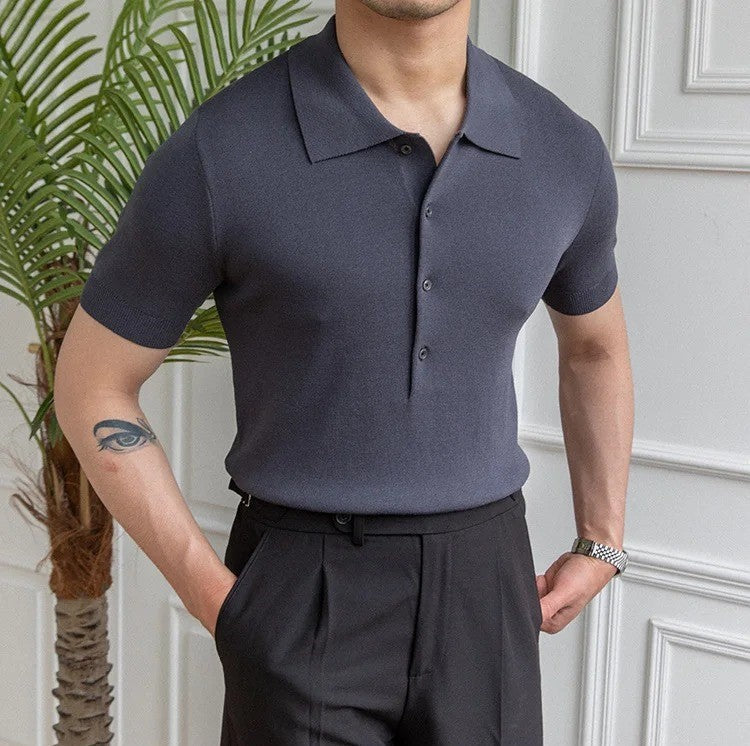 Valarosa Polo Shirt Navy / S Menswear