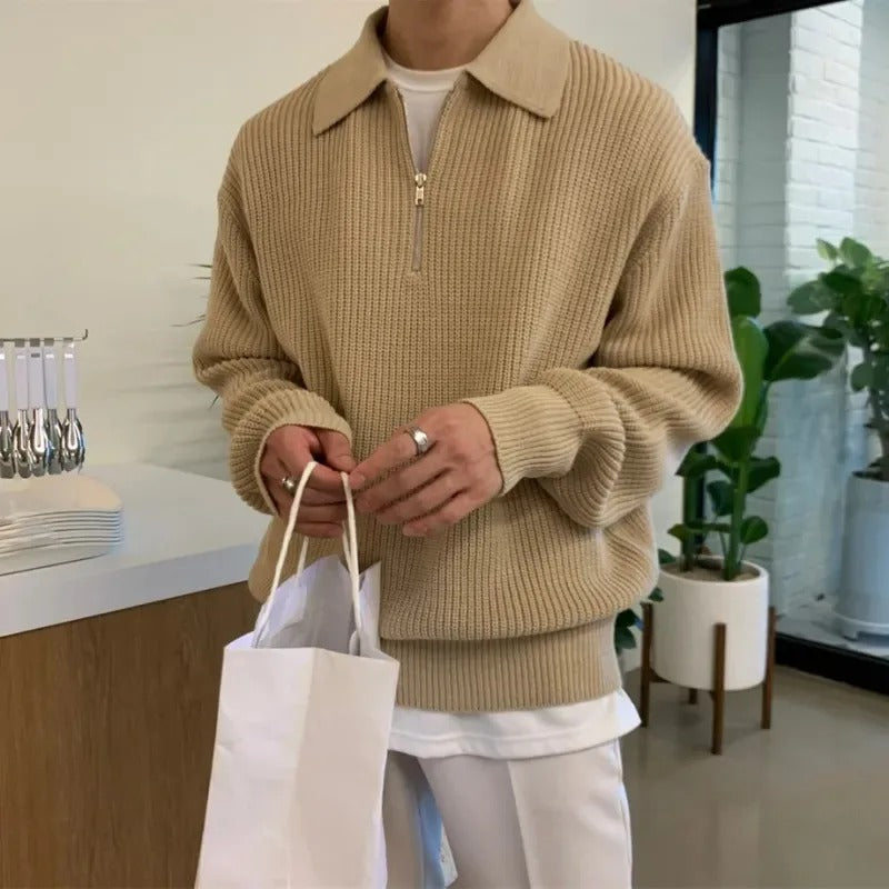 Vintage Knitted Pullover Menswear