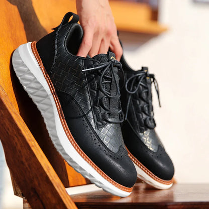 AeroStride Leather Sneakers