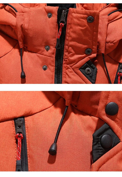 Winter Mens White Duck Down Jacket Menswear