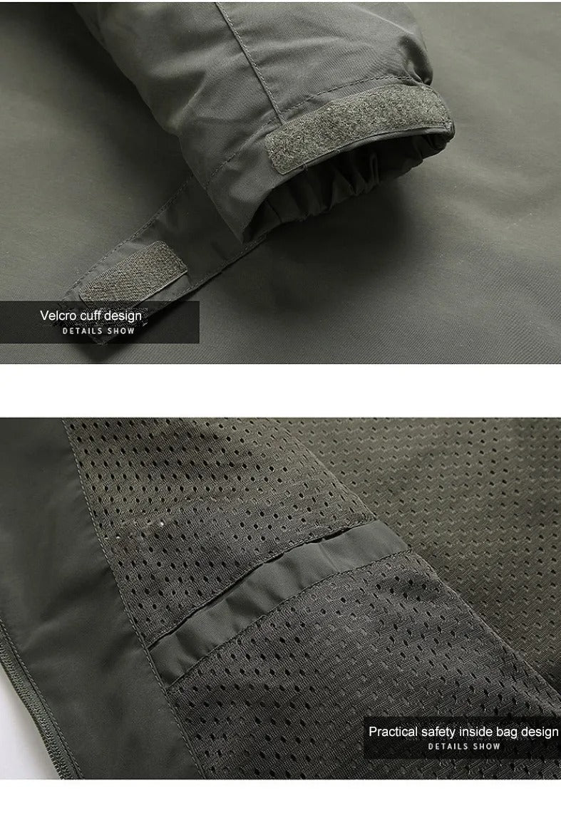 Mens Tactical Windbreaker Menswear