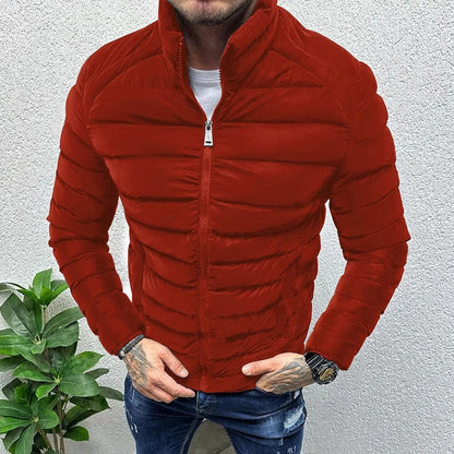 John Down Puffer Jacket Red / Medium Menswear