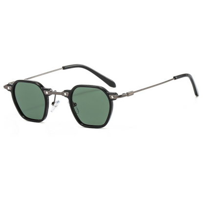 Rive Glasses Black | Green Sunglasses