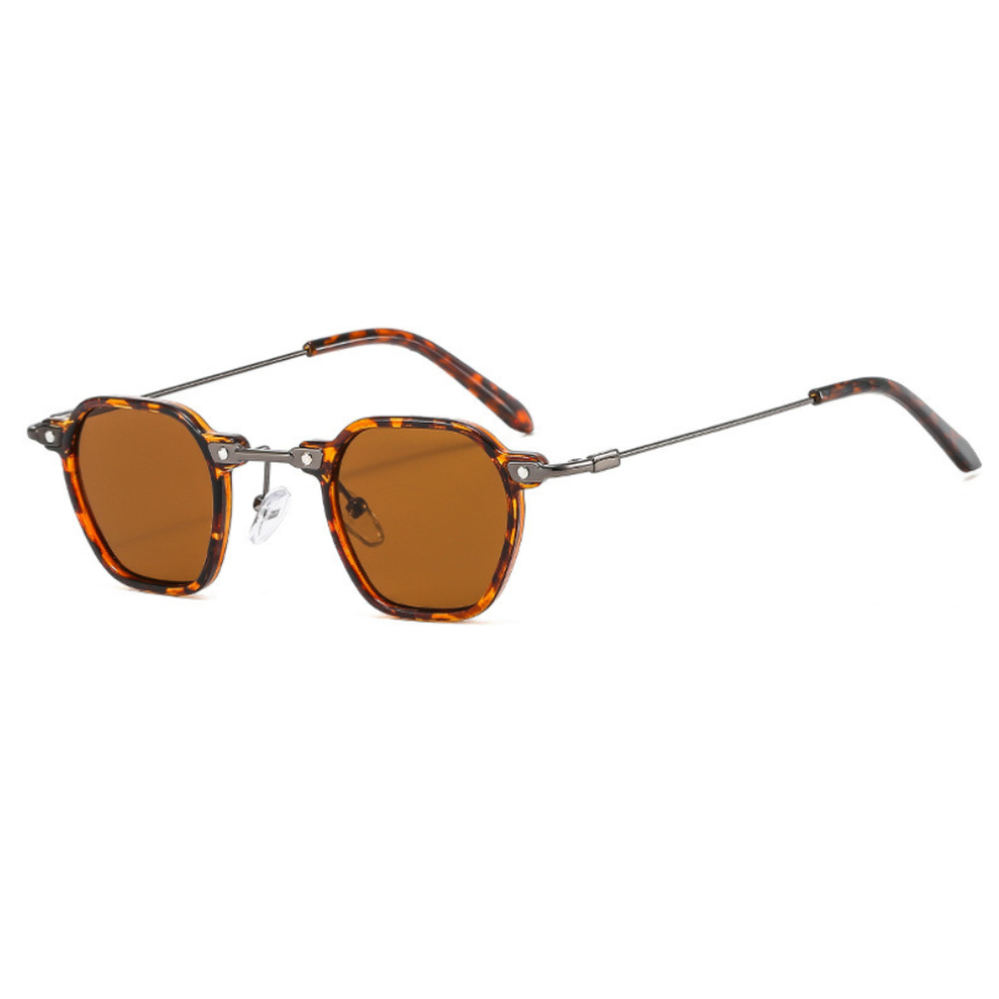 Rive Glasses Leopard | Brown Sunglasses