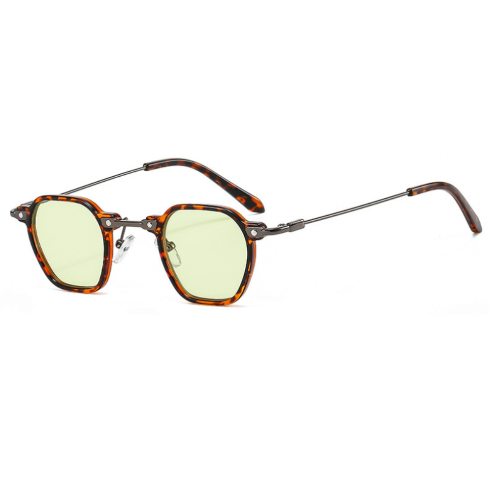 Rive Glasses Leopard | Yellow Sunglasses