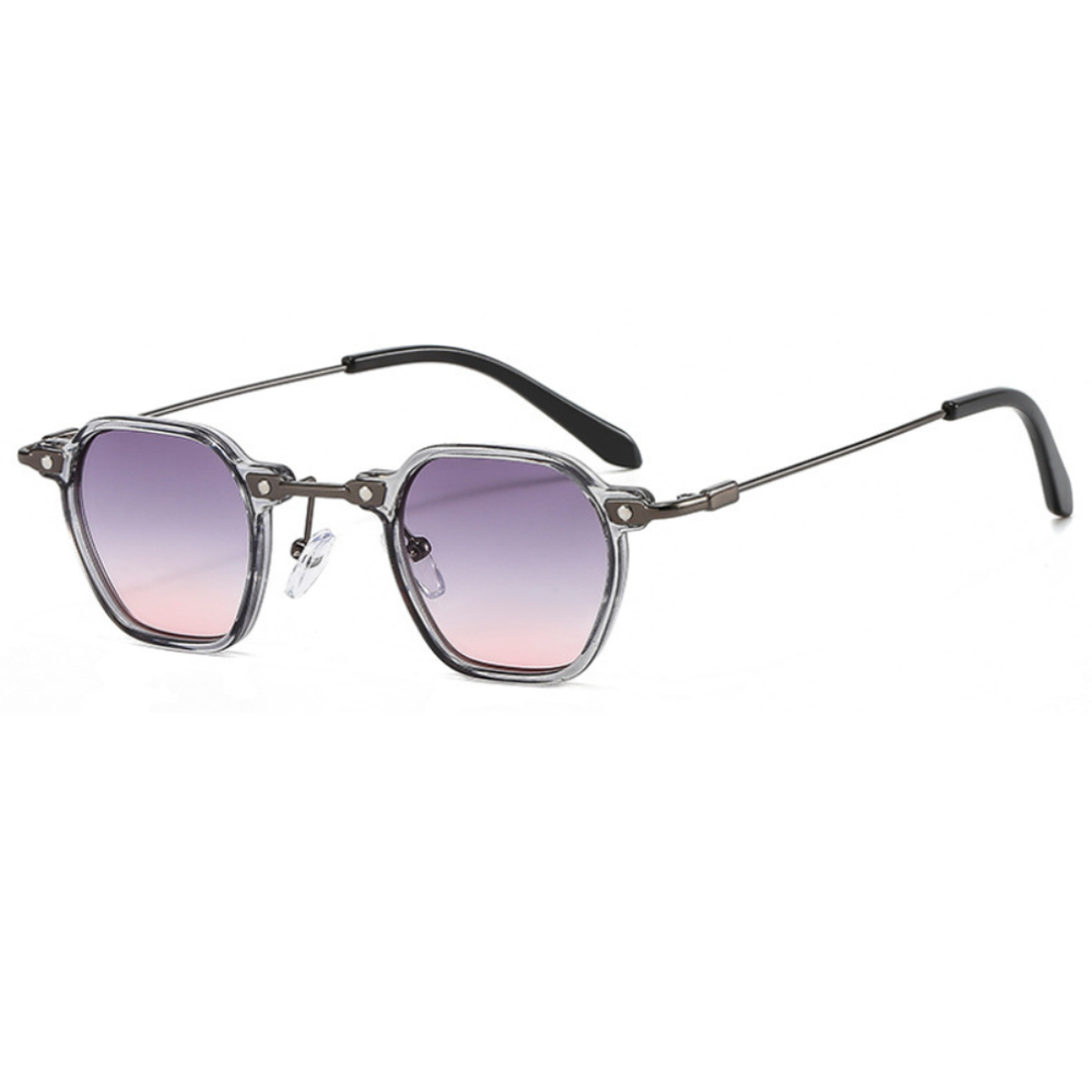 Rive Glasses Transparent | Purple And Pink Sunglasses