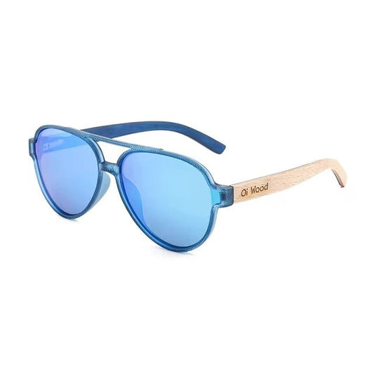 EcoVision Polarized Sunglasses – Wooden Frame | UV400 Unisex Eyewear