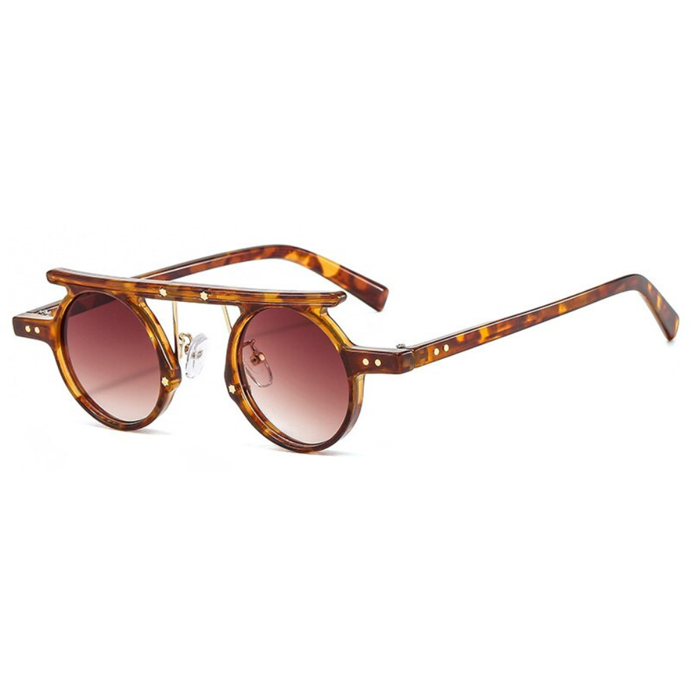 Sunset Glasses Leopard⎪Degrade Brown Sunglasses