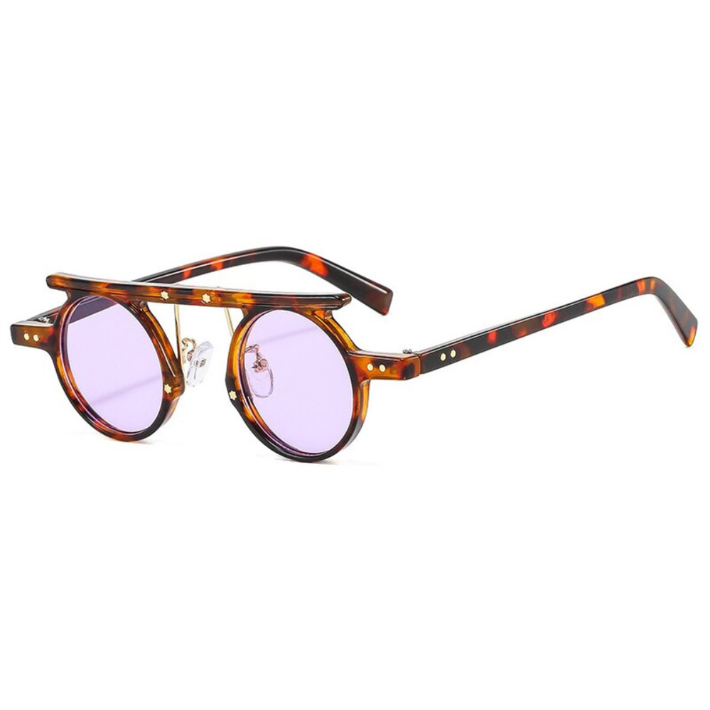 Sunset Glasses Leopardo Roxo Sunglasses