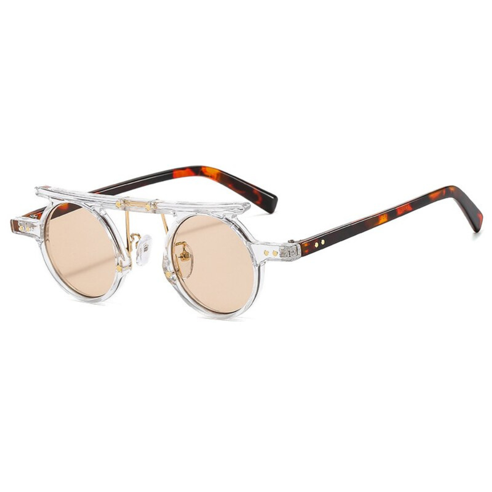Sunset Glasses Transparent And Leopard | Rosè Sunglasses