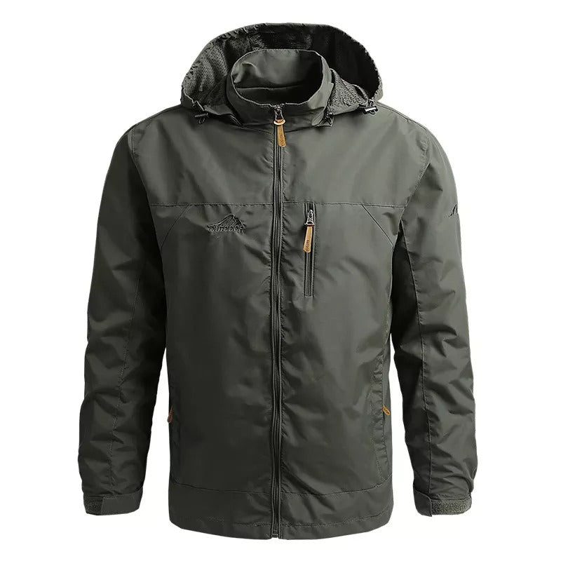 Mens Tactical Windbreaker Army Green / Medium Menswear