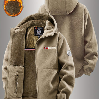 AeroFleece™ Geometric Hooded Jacket