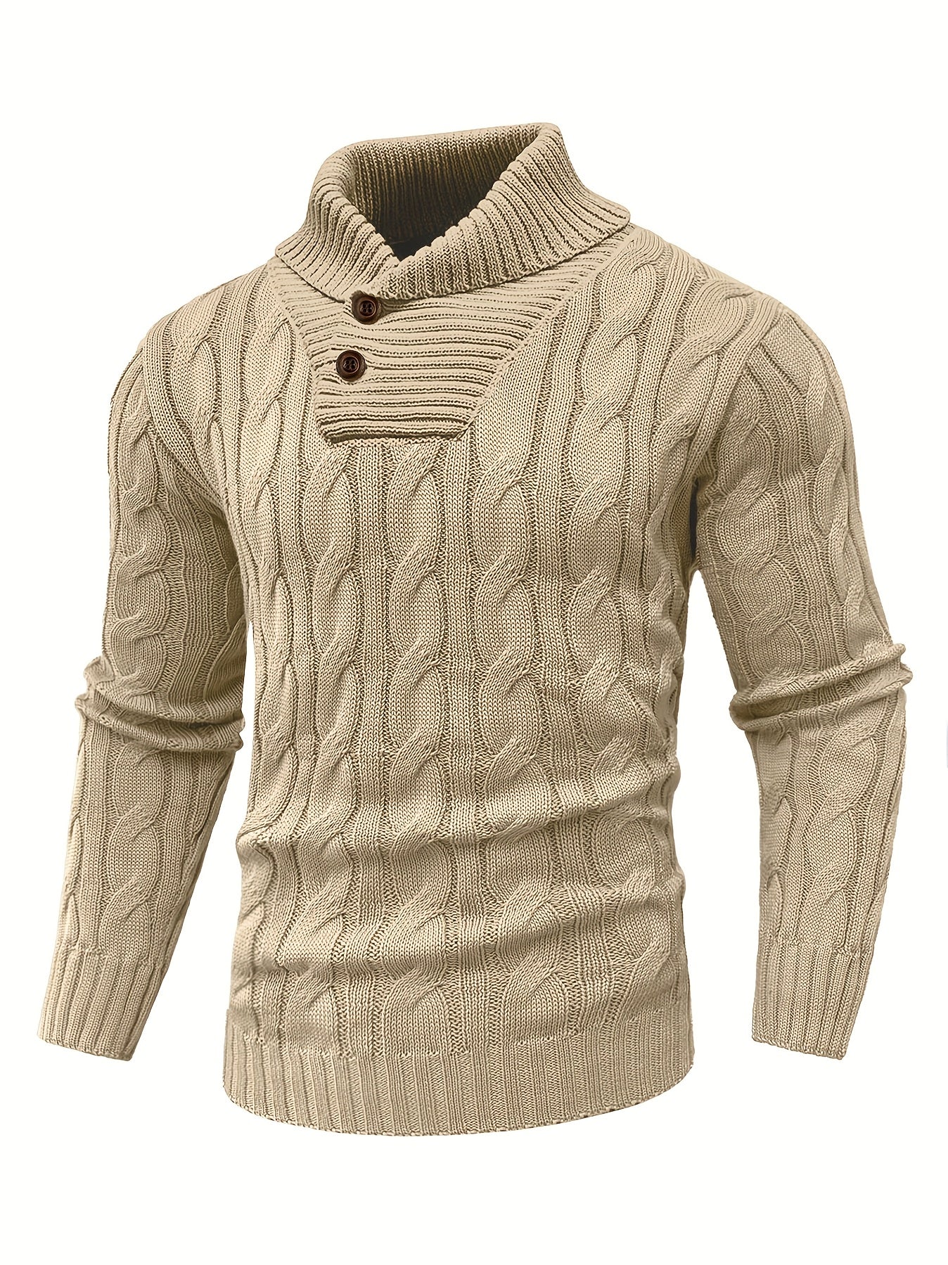 Caden Stripes – Men’s Rib-Knit Pullover Sweater