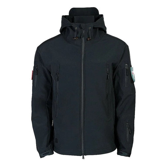 Men’s Windproof Waterproof Jacket Black / Medium Menswear