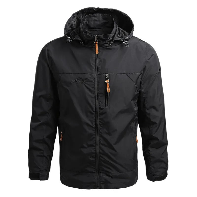 Mens Tactical Windbreaker Black / Medium Menswear