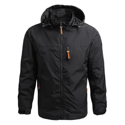 Mens Tactical Windbreaker Black / Medium Menswear