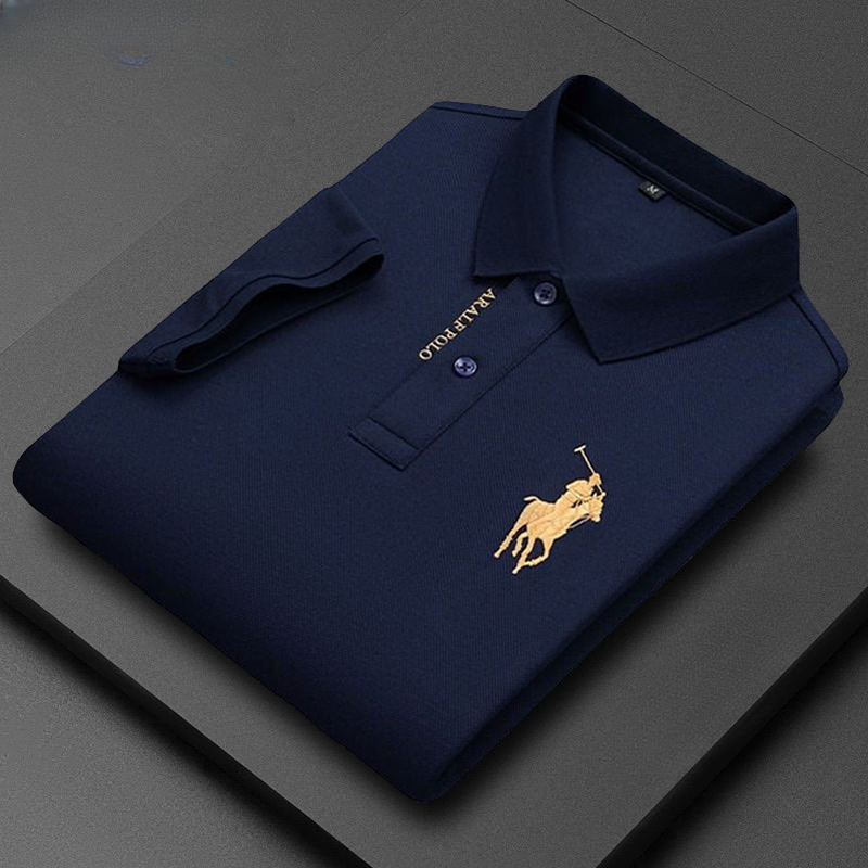 Raphael Polo Shirt Navy Blue / Xs Menswear