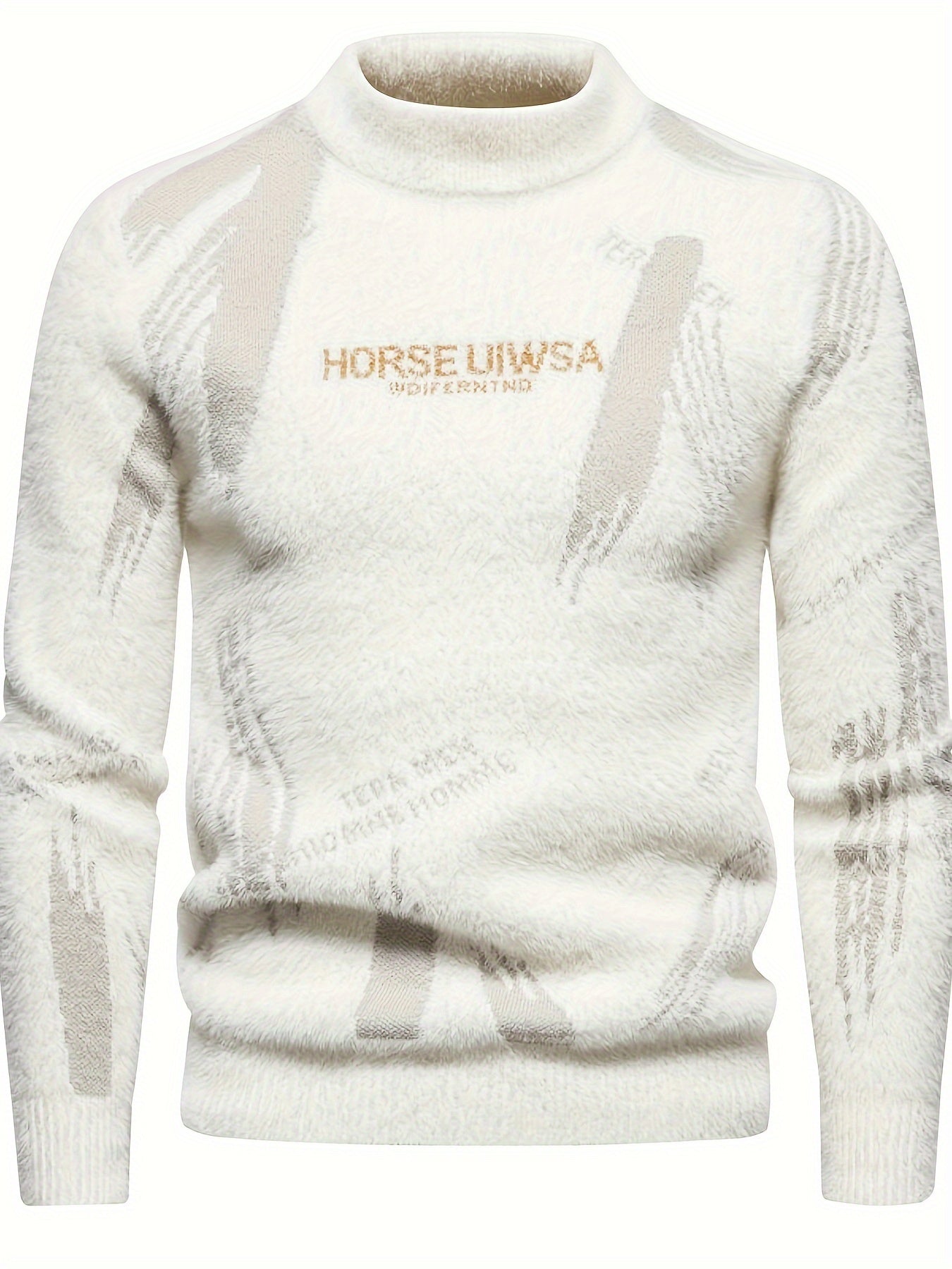 Lexon Knit – Men’s High-Neck Alphabet Pullover