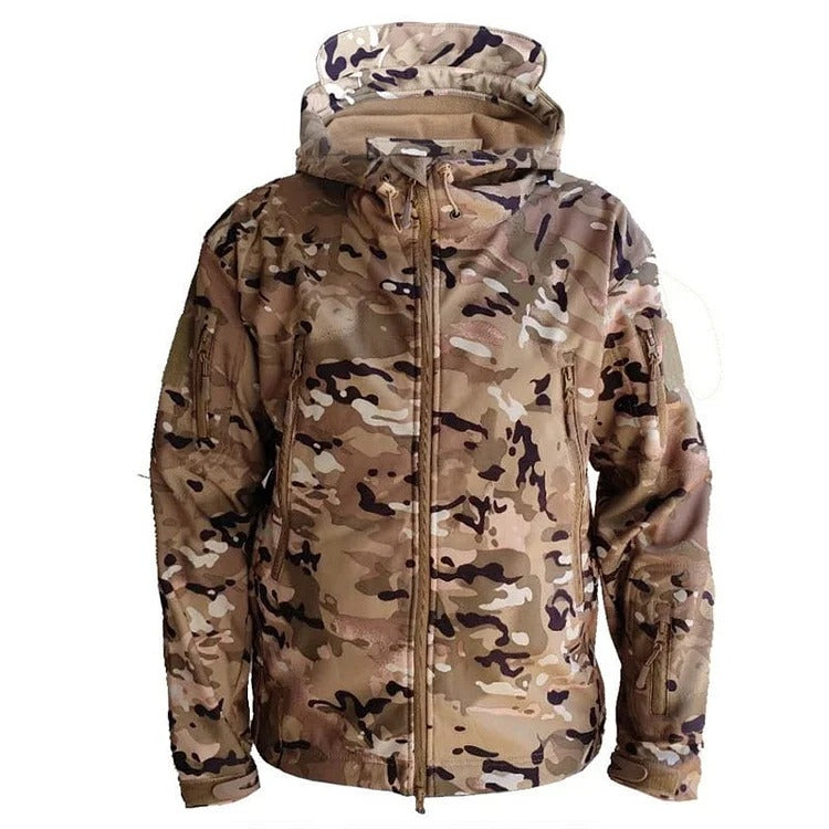 Men’s Windproof Waterproof Jacket Camouflage 3 / Medium Menswear