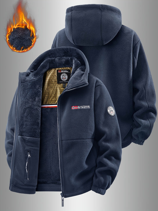 AeroFleece™ Geometric Hooded Jacket