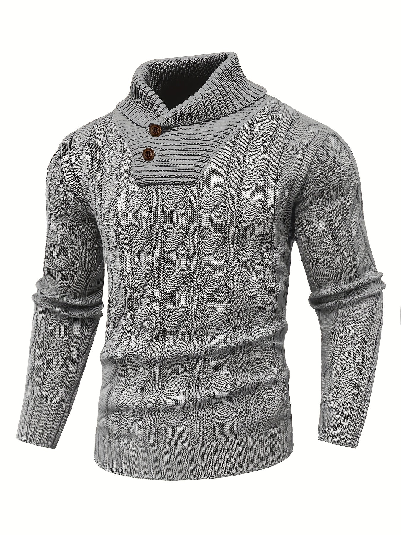 Caden Stripes – Men’s Rib-Knit Pullover Sweater