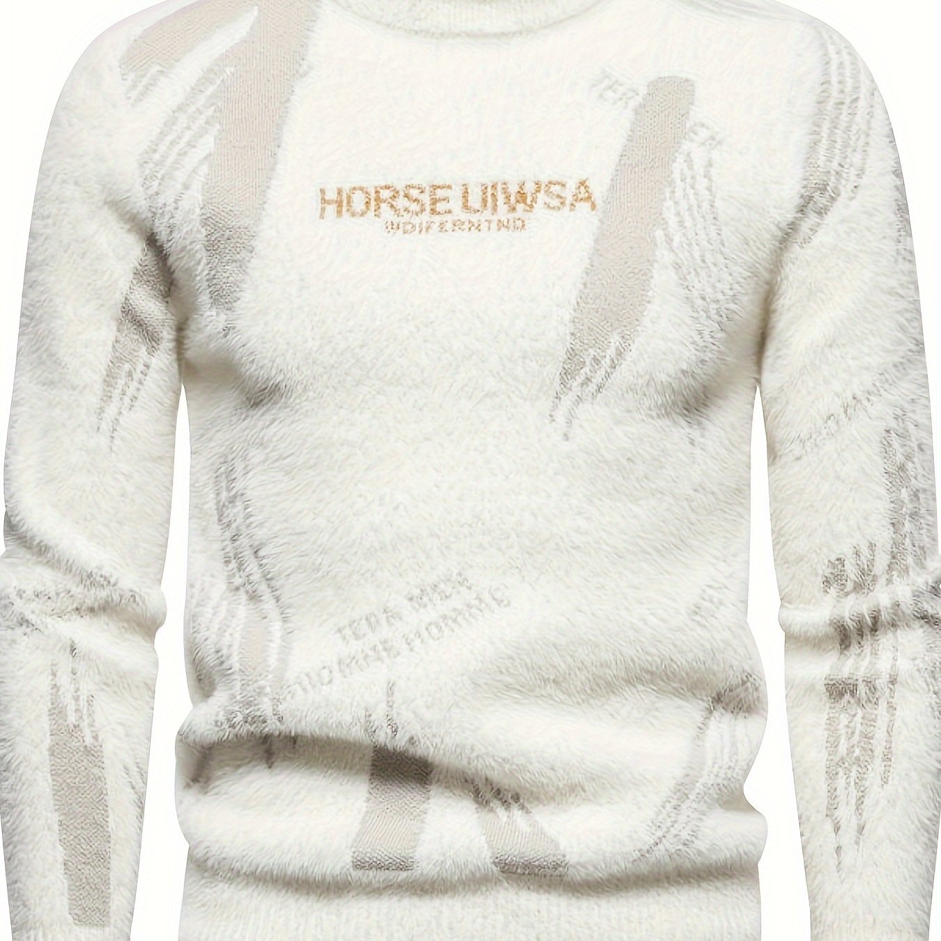 Lexon Knit – Men’s High-Neck Alphabet Pullover